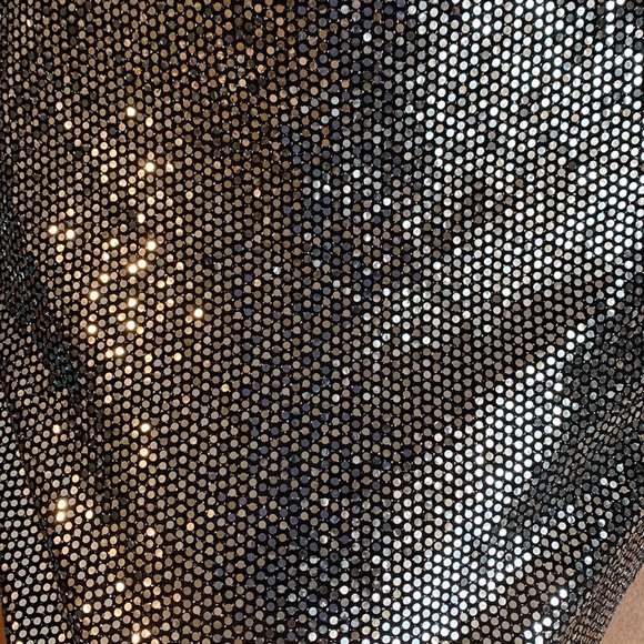 Silver Sparkly Dress with side Slits 🤍 - Picture 5 of 6